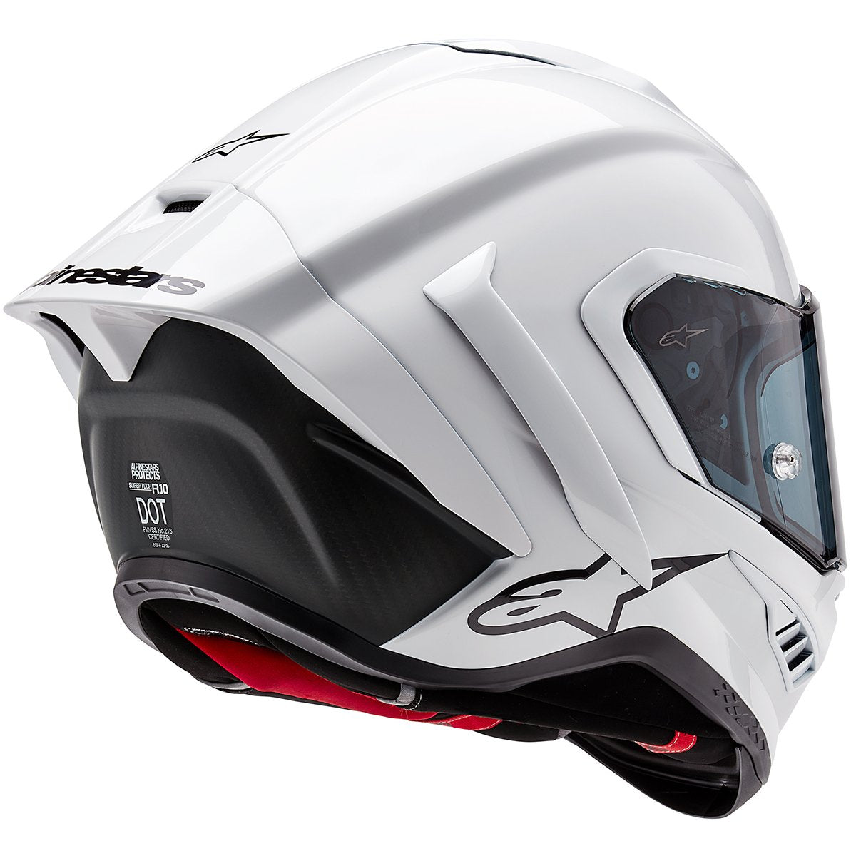 Casco Alpinestars Supertech R10 White / Black Matt