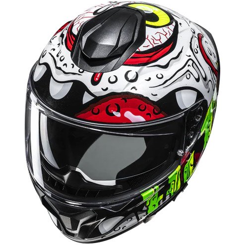 Casco HJC C71 Squeeze Red / Yellow