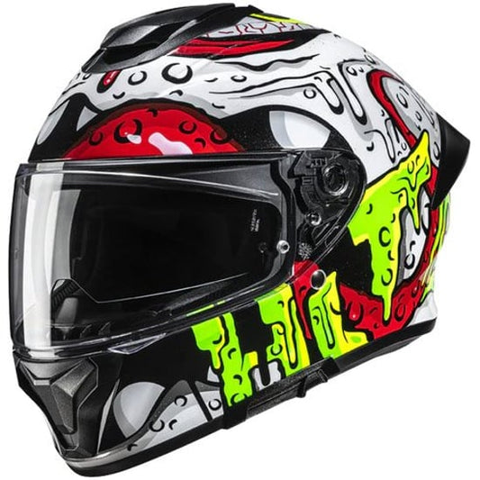 Casco HJC C71 Squeeze Red / Yellow