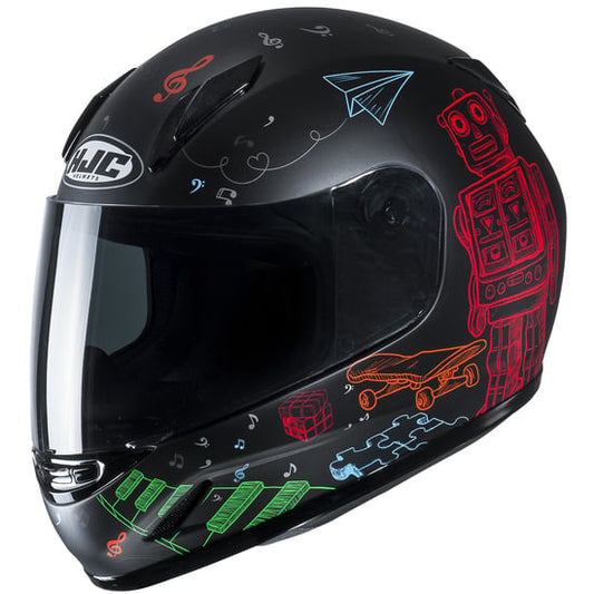Casco HJC CL-Y Junior Wazo MC-1SF