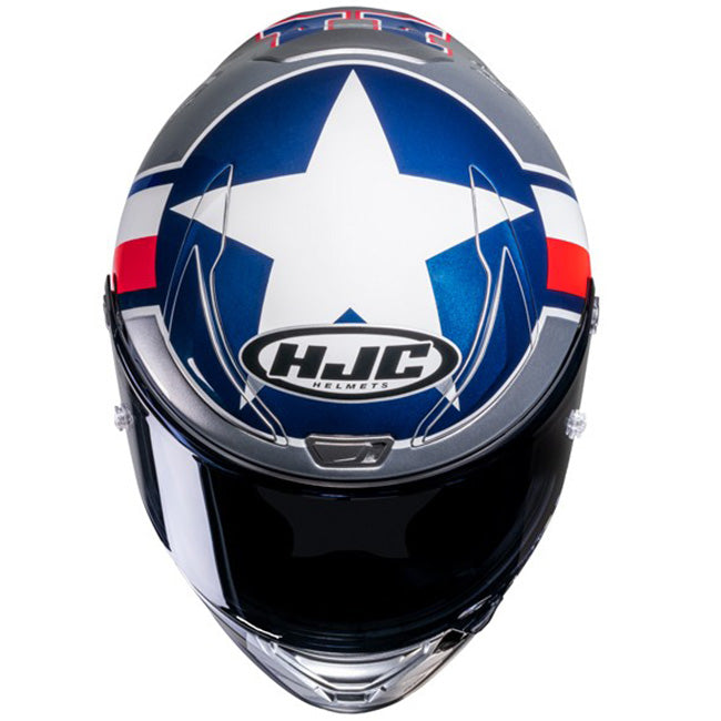 Casco HJC RPHA 1 Ben Spies Silver Star MC21