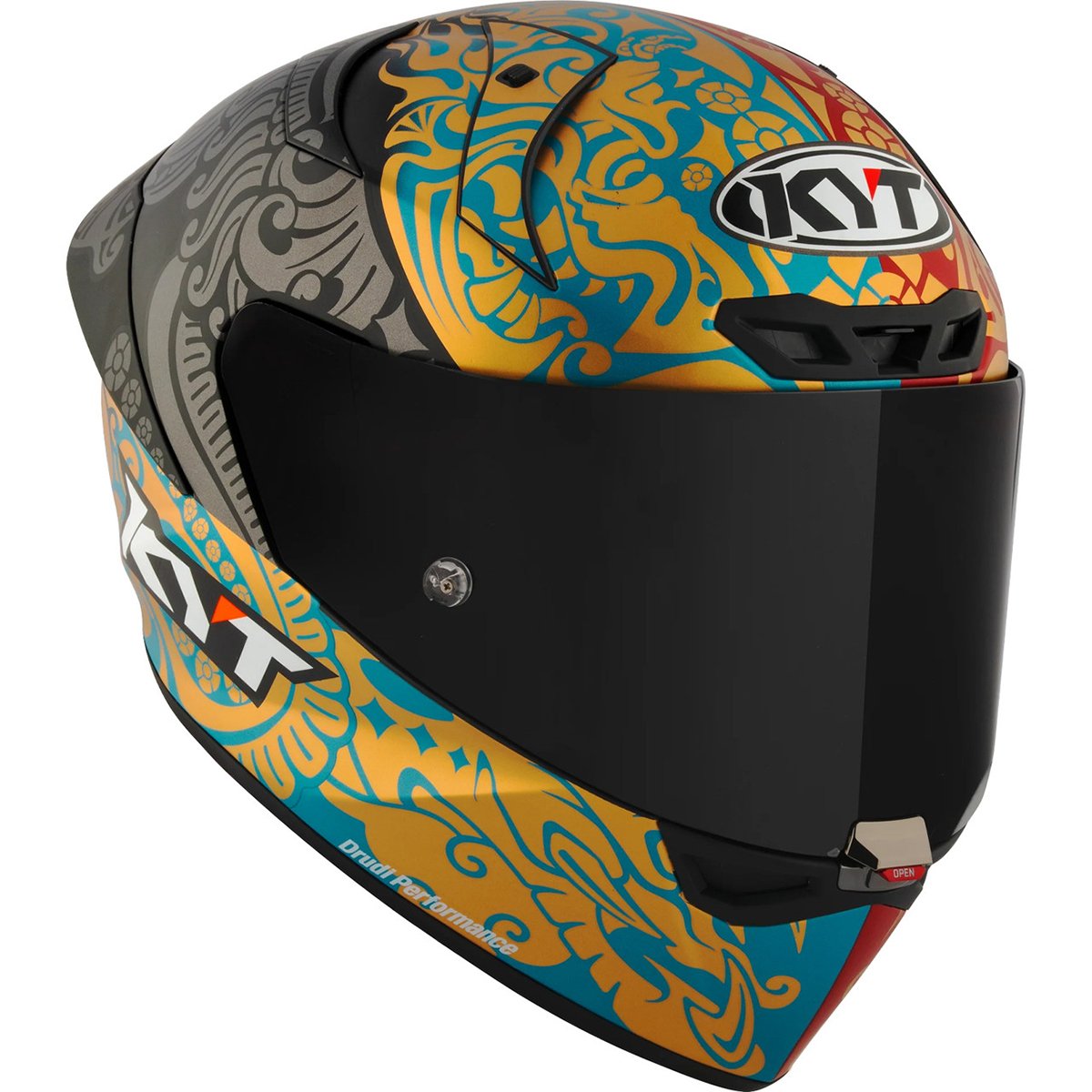 Casco KYT KX-1 Race GP Bastianini Indonesia 2023 Replica