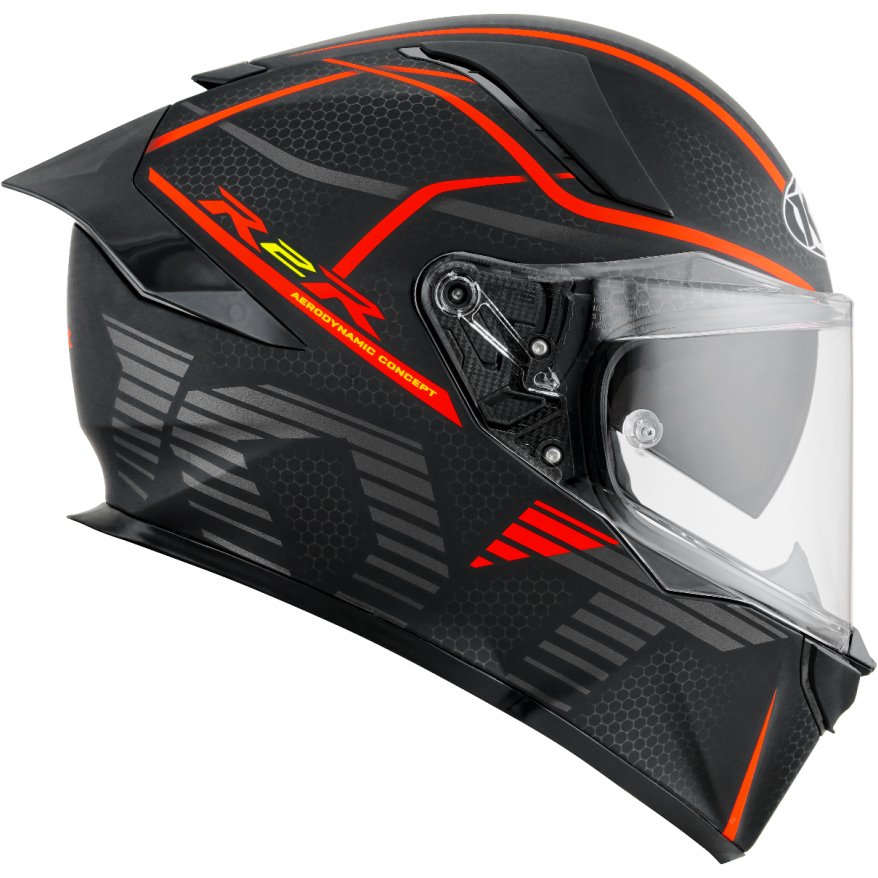 Casco KYT R2R Concept Matt Black / Red