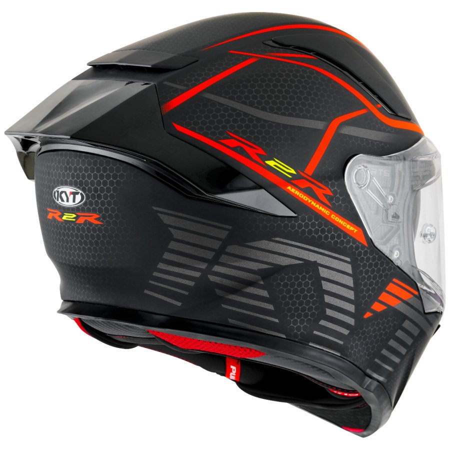 Casco KYT R2R Concept Matt Black / Red