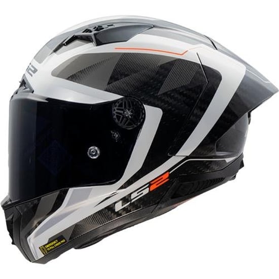 Casco LS2 FF805 Thunder GP Raute White / Grey