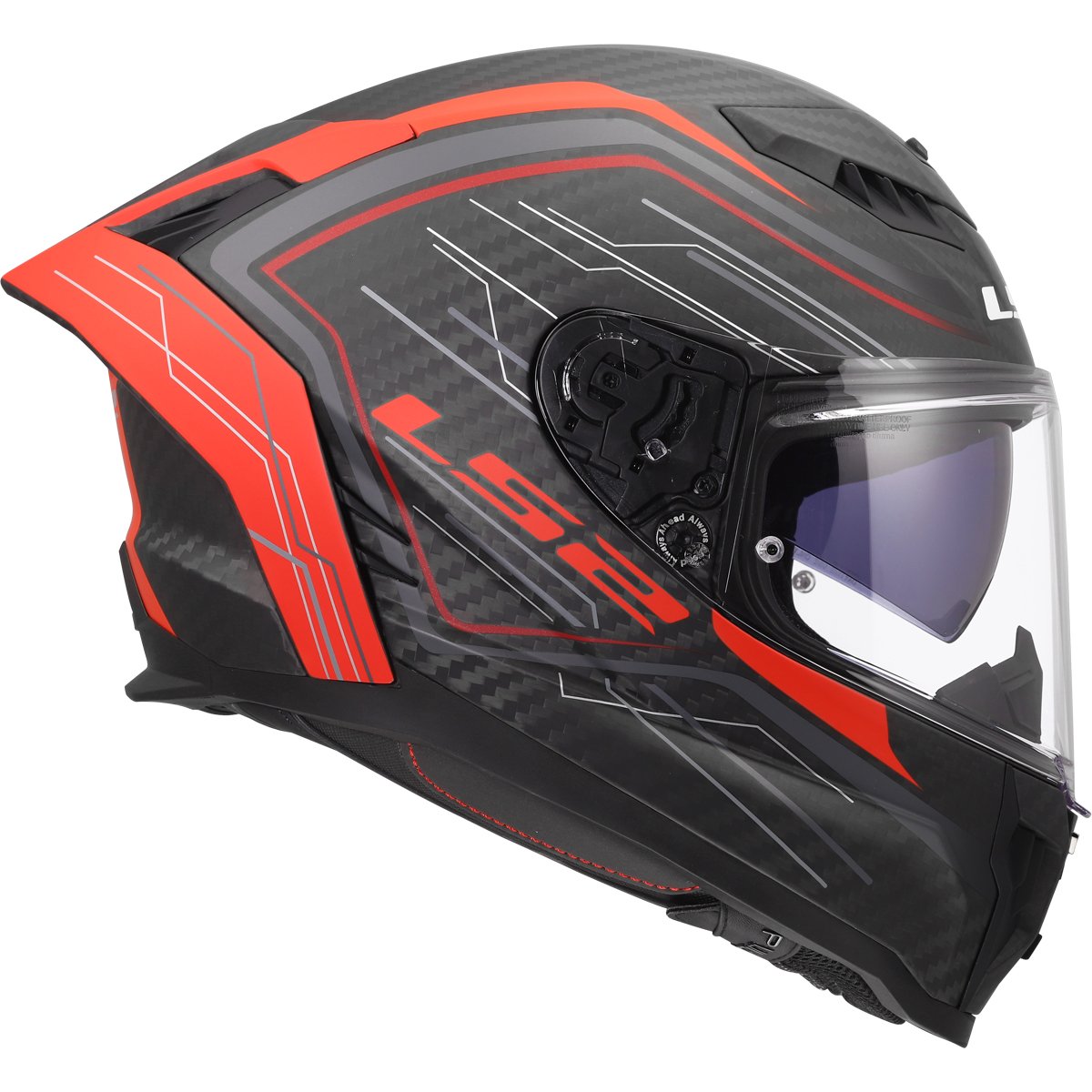 Casco LS2 FF807 Dragon Subic Matt Red