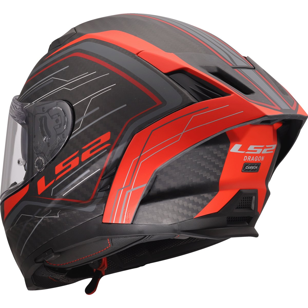 Casco LS2 FF807 Dragon Subic Matt Red