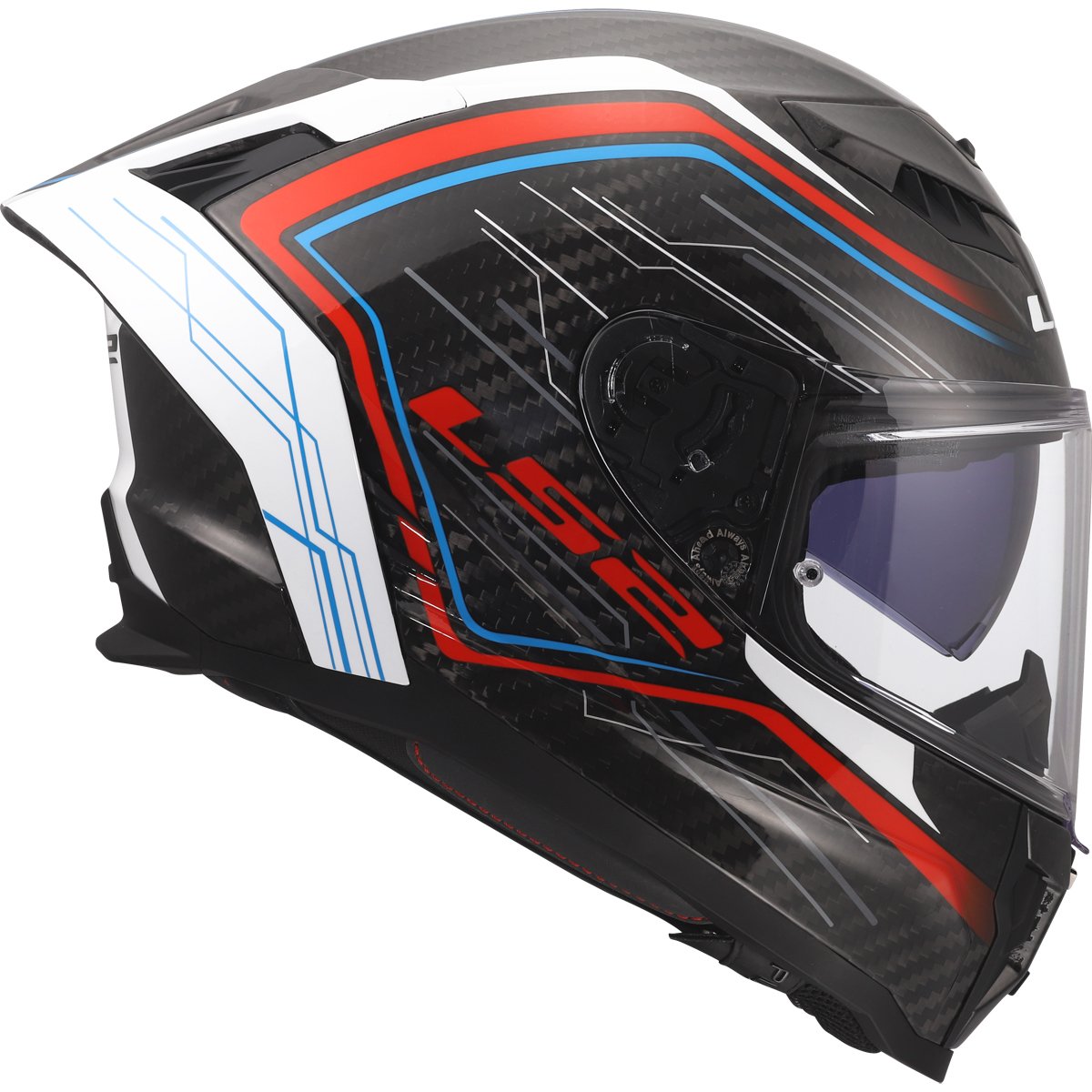Casco LS2 FF807 Dragon Subic White / Blue / Red