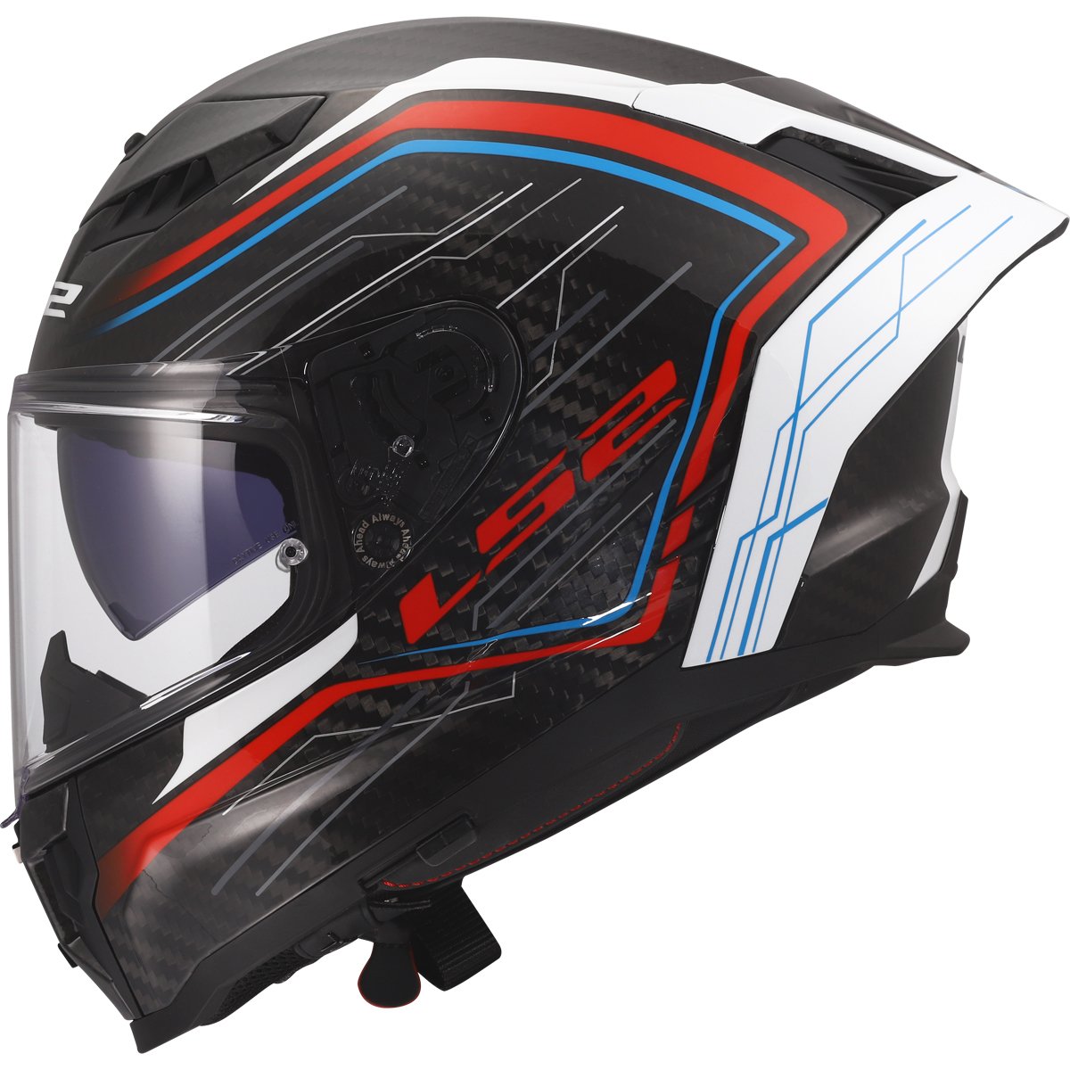 Casco LS2 FF807 Dragon Subic White / Blue / Red