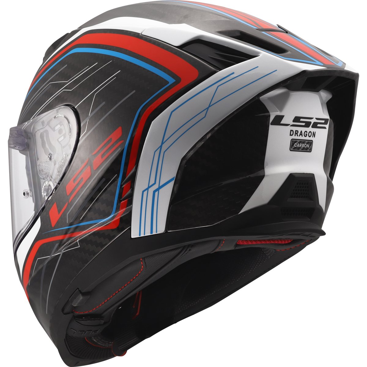 Casco LS2 FF807 Dragon Subic White / Blue / Red