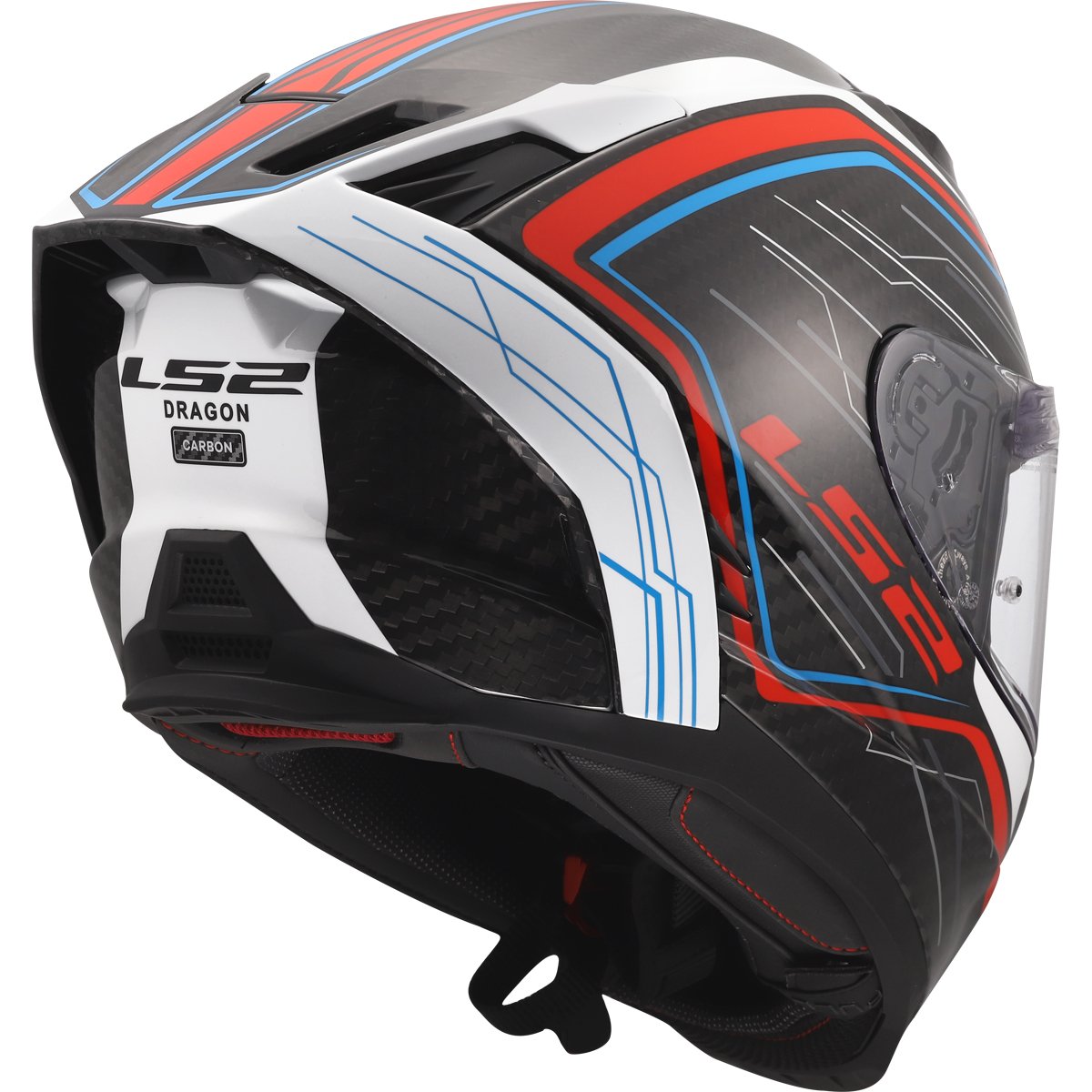 Casco LS2 FF807 Dragon Subic White / Blue / Red