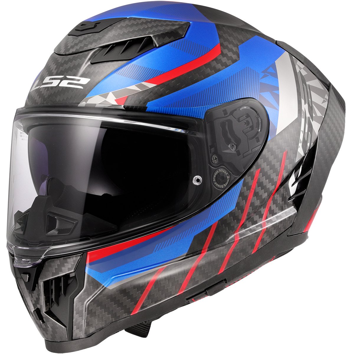 Casco LS2 FF807 Dragon Trax Blue / Red