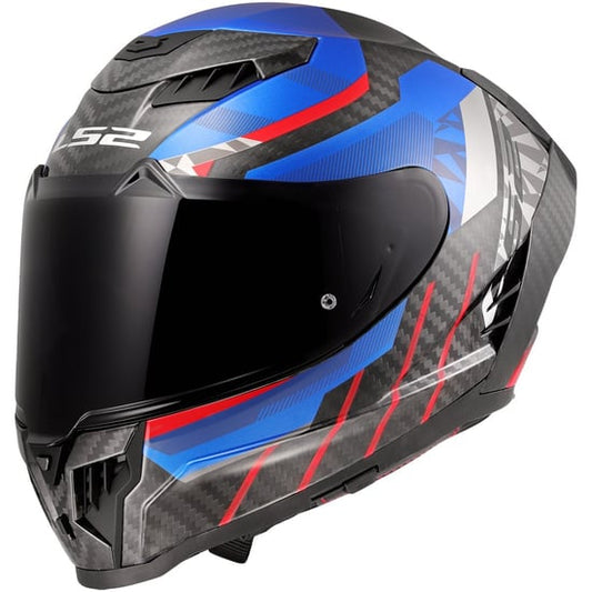 Casco LS2 FF807 Dragon Trax Blue / Red