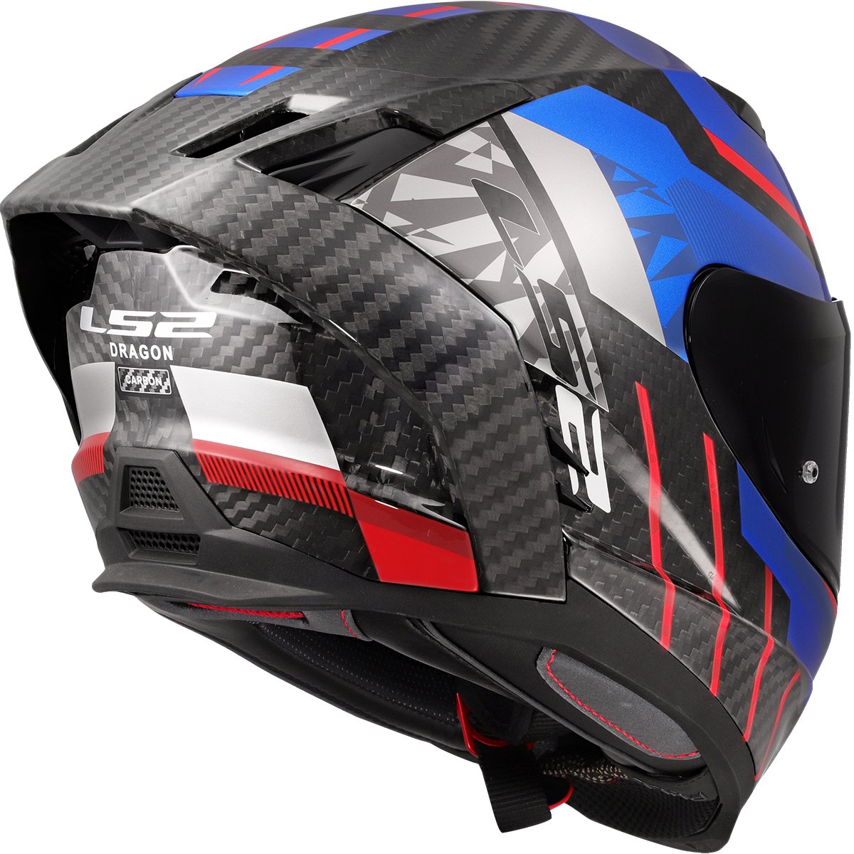 Casco LS2 FF807 Dragon Trax Blue / Red