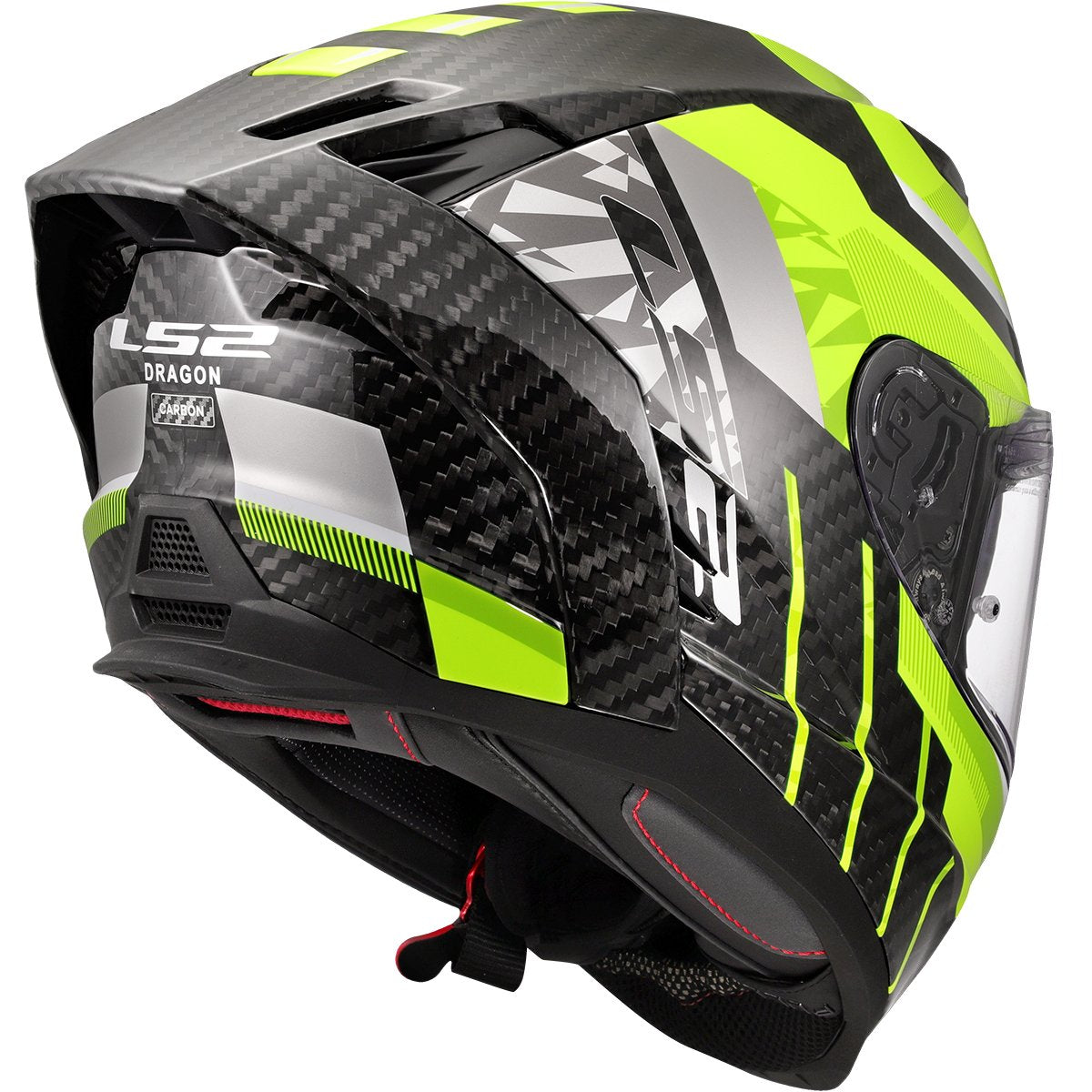 Casco LS2 FF807 Dragon Trax H-V Yellow