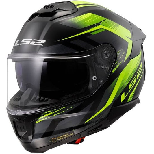 Casco LS2 FF808 Stream II Fury Black / H-V Yellow