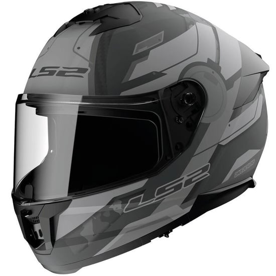 Casco LS2 FF808 Stream II Shadow Matt Titanium / Grey