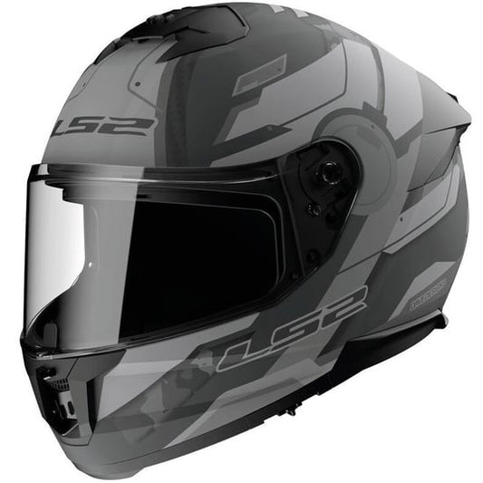 Casco LS2 FF808 Stream II Shadow Matt Titanium / Grey
