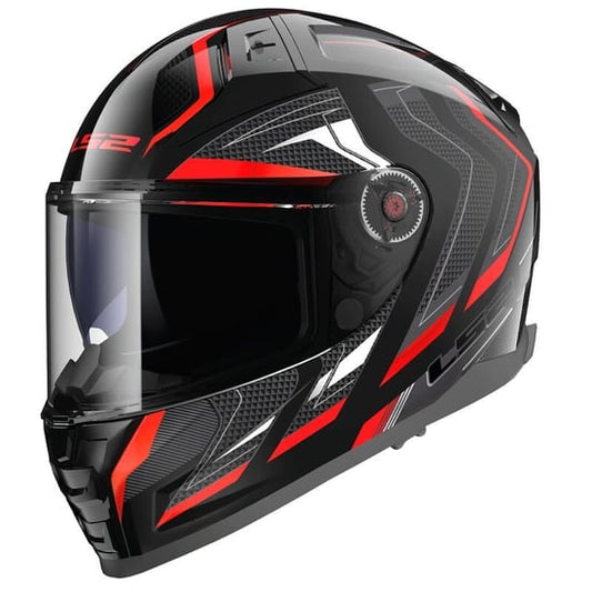 Casco LS2 FF811 Vector II Alizer Black / Metallic Red