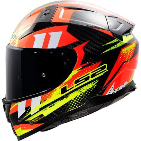 Casco LS2 FF811 Vector II C Tantic Red / H-V Yellow