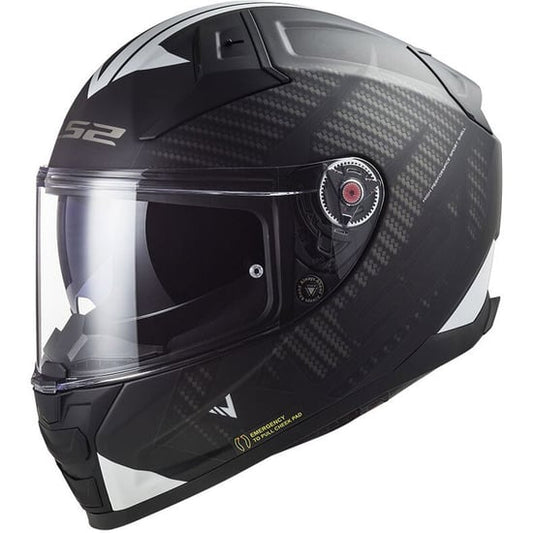 Casco LS2 FF811 Vector II Splitter Matt Black / White