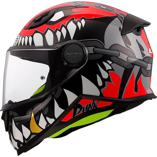 Casco LS2 FF812 Kid Punk Grey / Red