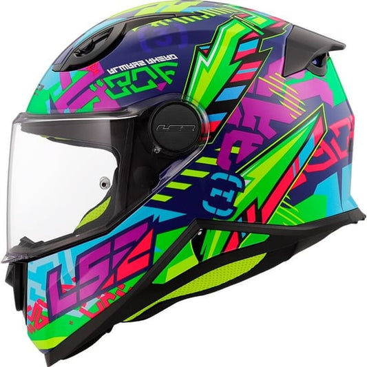 Casco LS2 FF812 Kid Svent Blue / Green