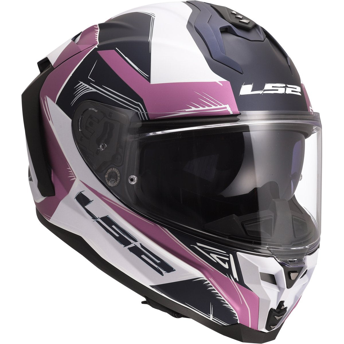 Casco LS2 FF817 Challenger II Flaman Matt Lavander