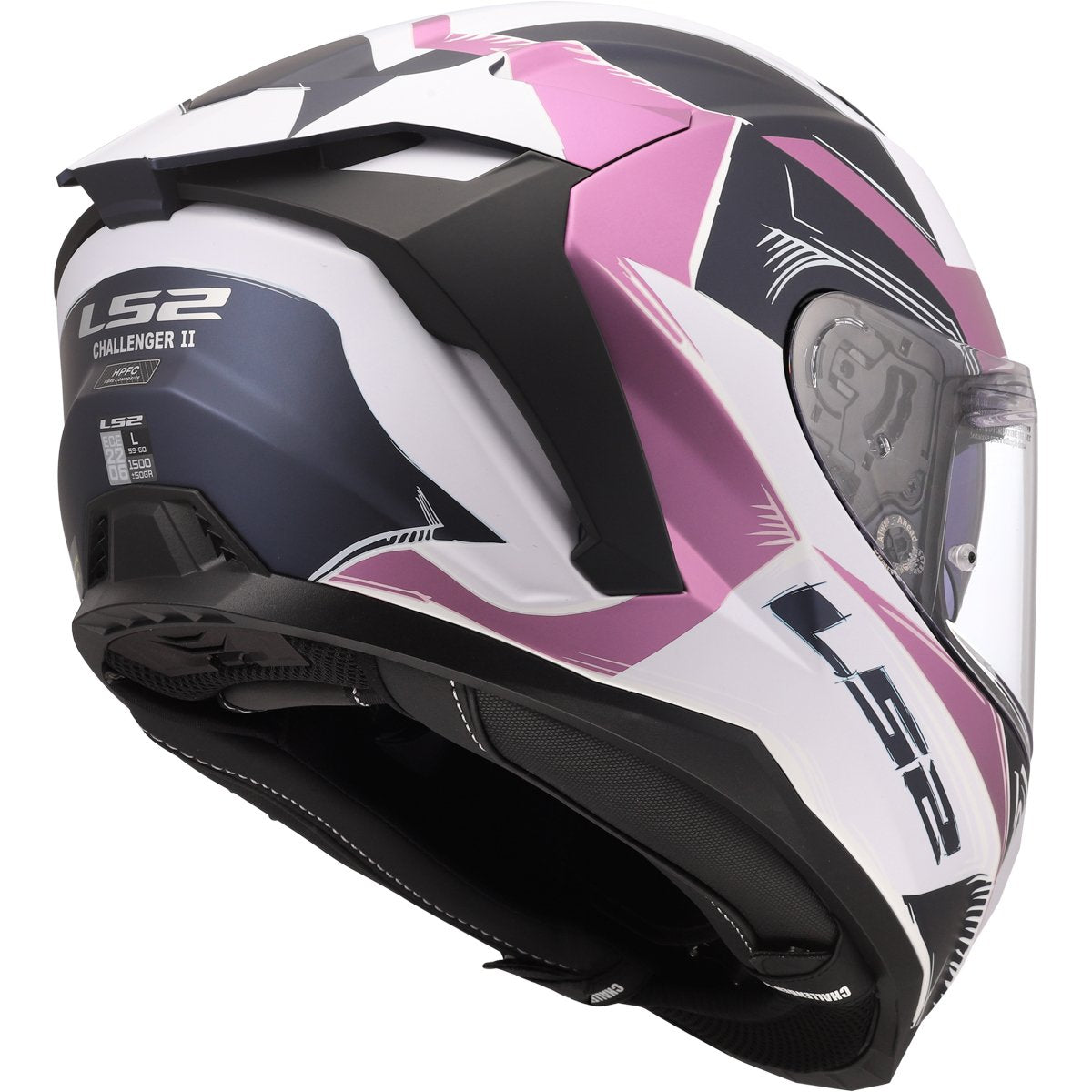 Casco LS2 FF817 Challenger II Flaman Matt Lavander