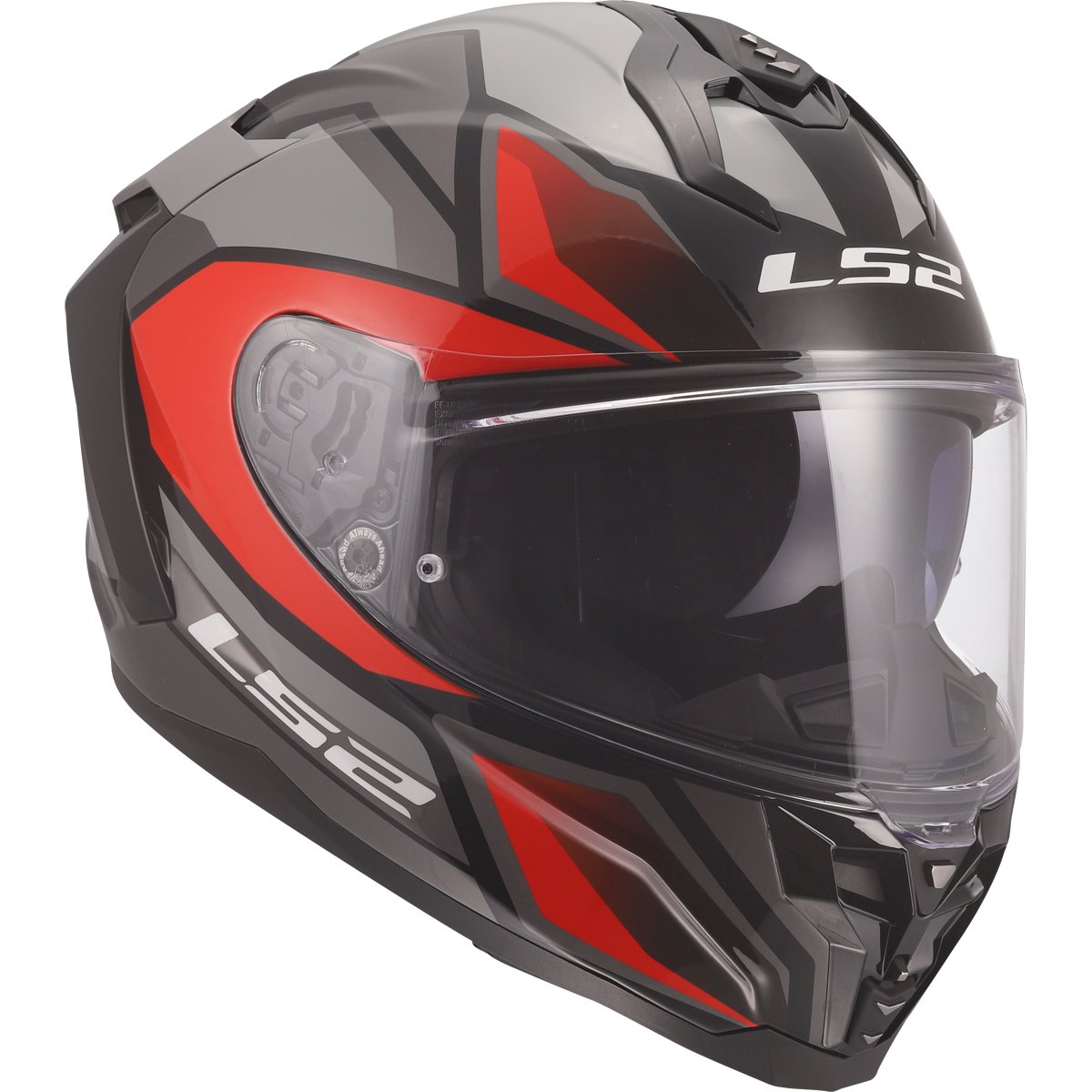 Casco LS2 FF817 Challenger II Viper Grey / Red
