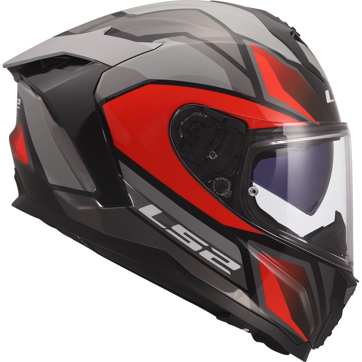 Casco LS2 FF817 Challenger II Viper Grey / Red