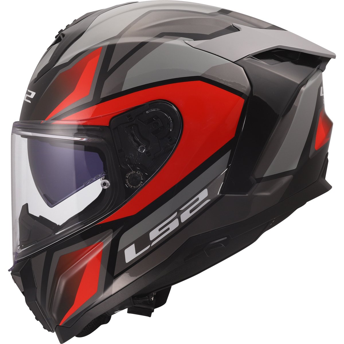 Casco LS2 FF817 Challenger II Viper Grey / Red