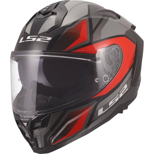 Casco LS2 FF817 Challenger II Viper Grey / Red