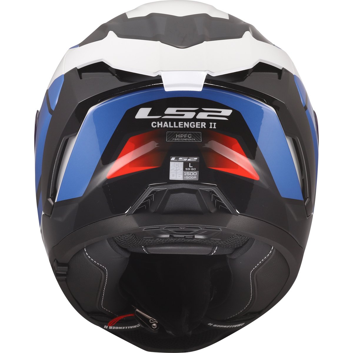 Casco LS2 FF817 Challenger II Viper White / Blue / Red