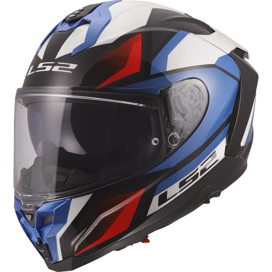 Casco LS2 FF817 Challenger II Viper White / Blue / Red