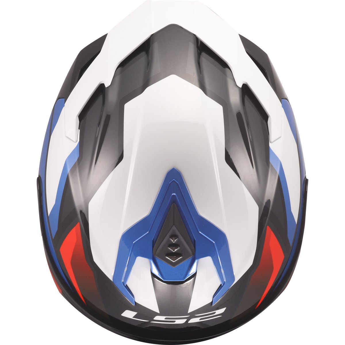 Casco LS2 FF817 Challenger II Viper White / Blue / Red
