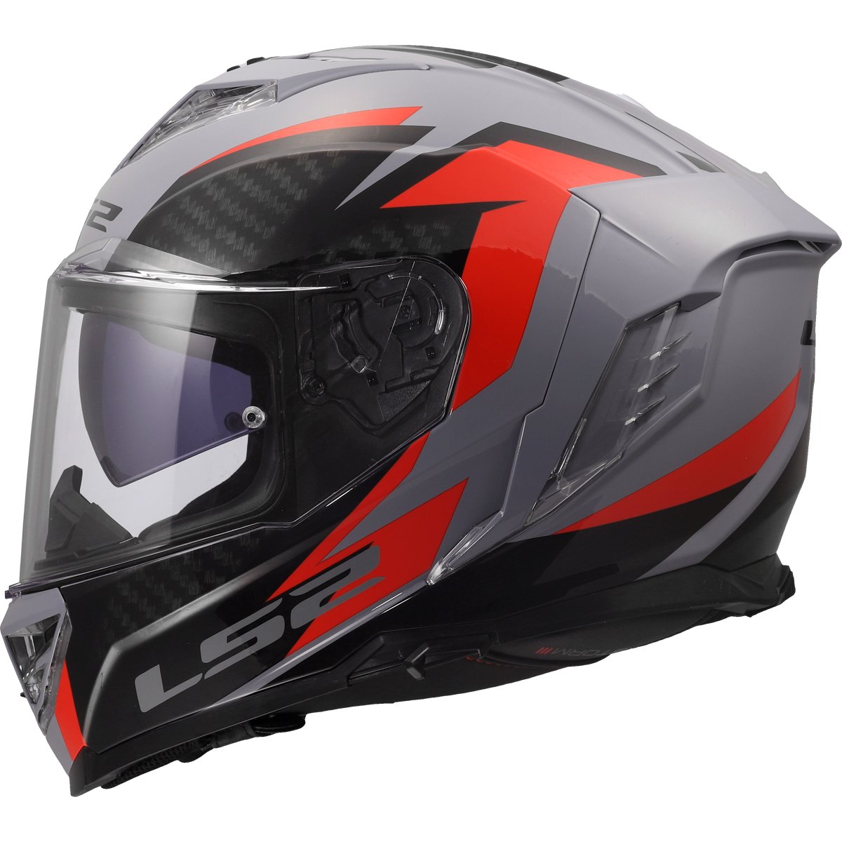 Casco LS2 FF818 Storm III Dynamo Grey / Red