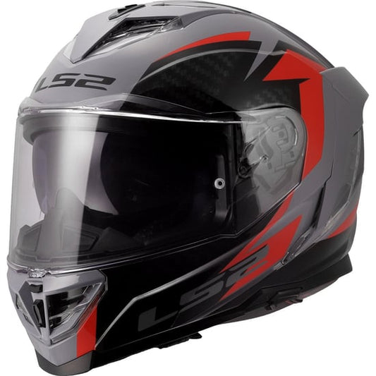 Casco LS2 FF818 Storm III Dynamo Grey / Red