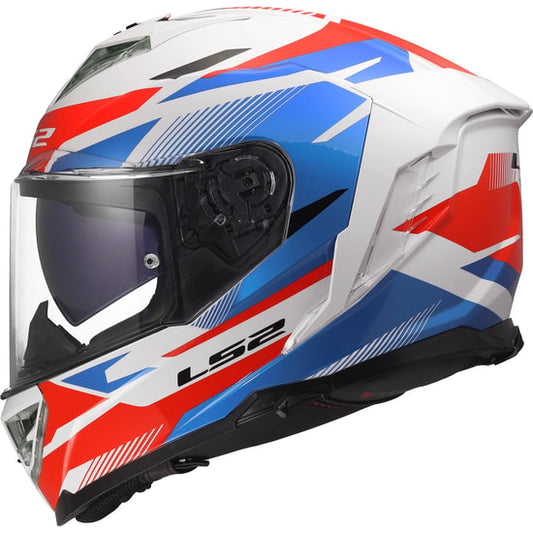 Casco LS2 FF818 Storm III Komai White / Blue / Red