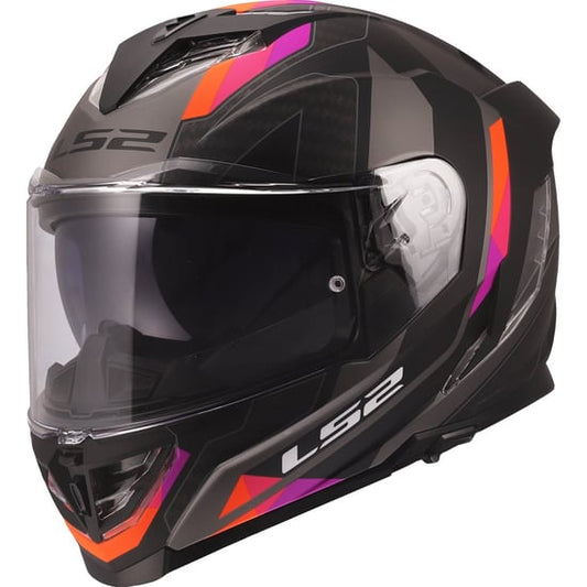 Casco LS2 FF818 Storm III Sporty Matt Grey / Purple