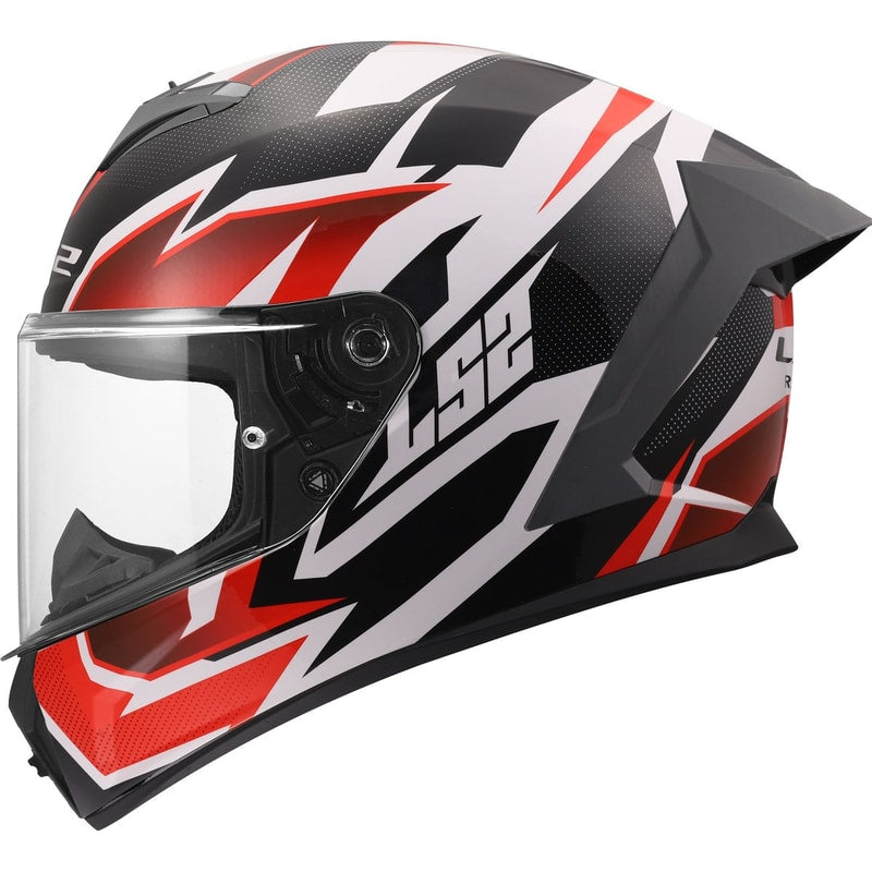 Casco LS2 FF820 Rapid III Xtrem White / Black / Red