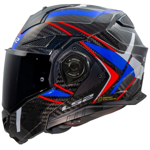 Casco LS2 FF901 Advant X Carbon Future II White / Blue