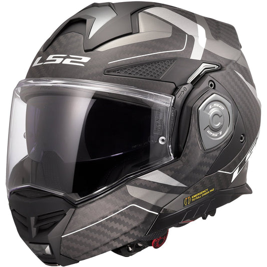Casco LS2 FF901 Advant X Carbon Horizon Matt Silver / Grey