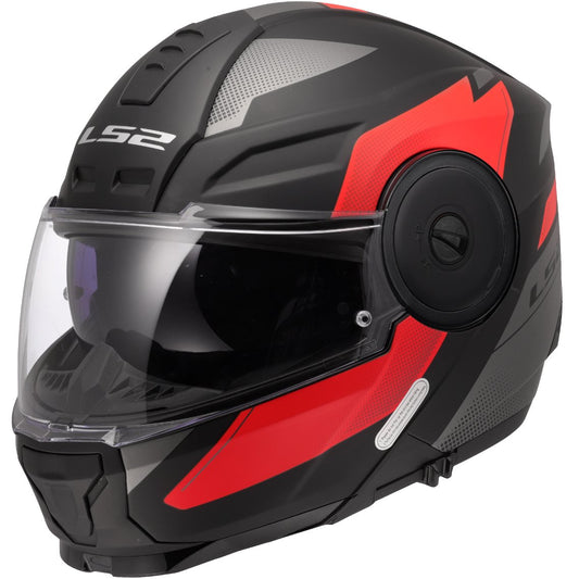 Casco LS2 FF902 Scope II Duria Matt Black / Red