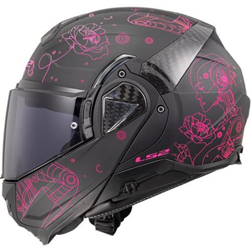 Casco LS2 FF910 Advant II Sophia Matt Black / Pink