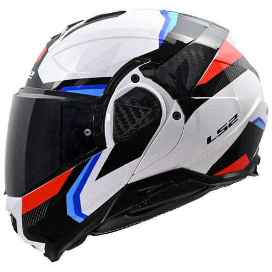 Casco LS2 FF910 Advant II Triple White / Blue / Red