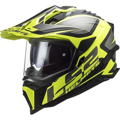 Casco LS2 MX701 Explorer Alter Matt Black / H-V Yellow