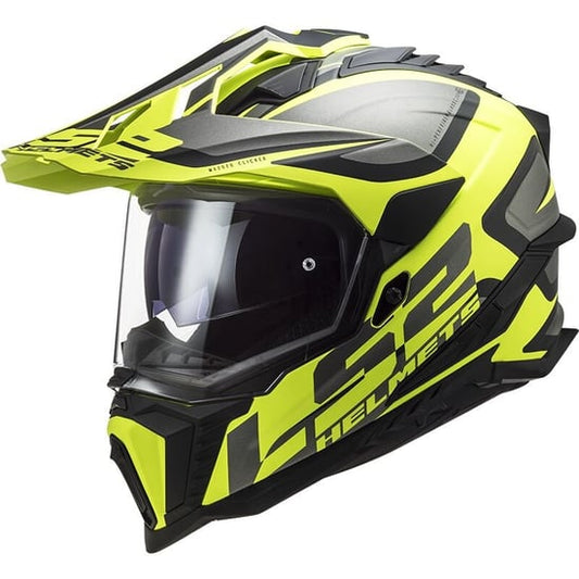 Casco LS2 MX701 Explorer Alter Matt Black / H-V Yellow