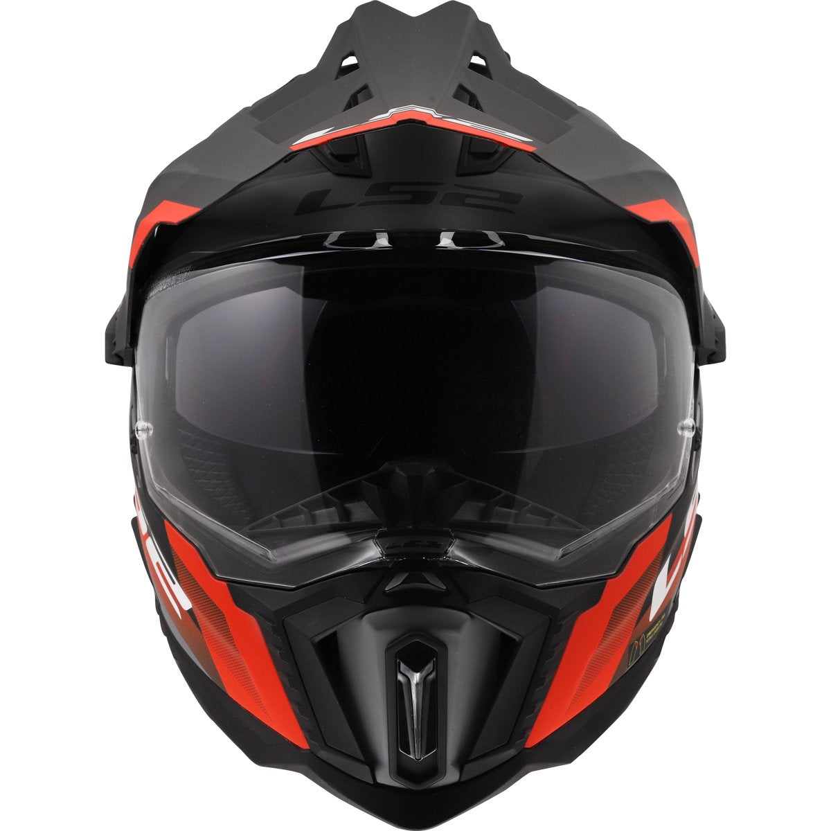 Casco LS2 MX701 Explorer Hexa Matt Black / Red / Grey