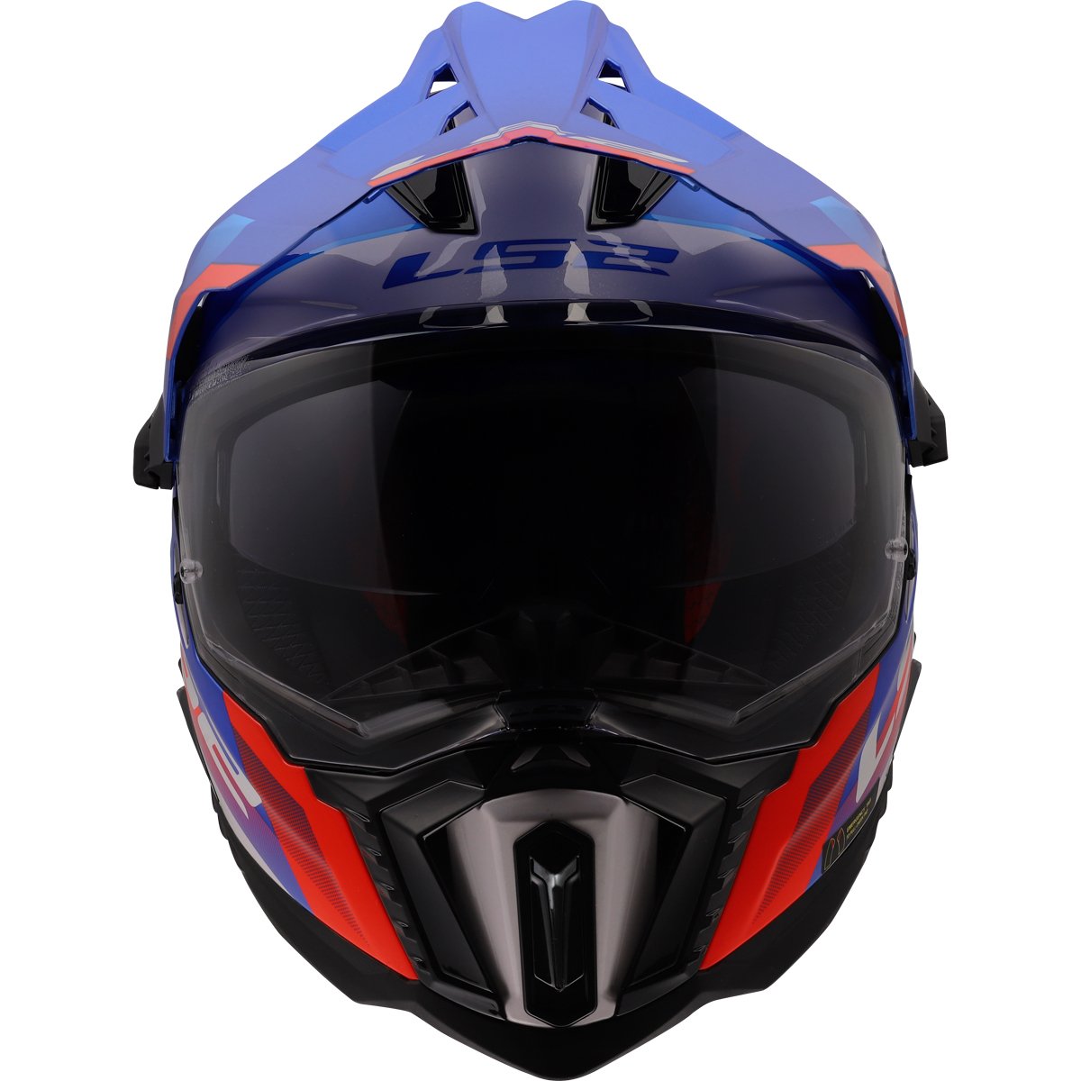 Casco LS2 MX701 Explorer Hexa White / Blue / Red